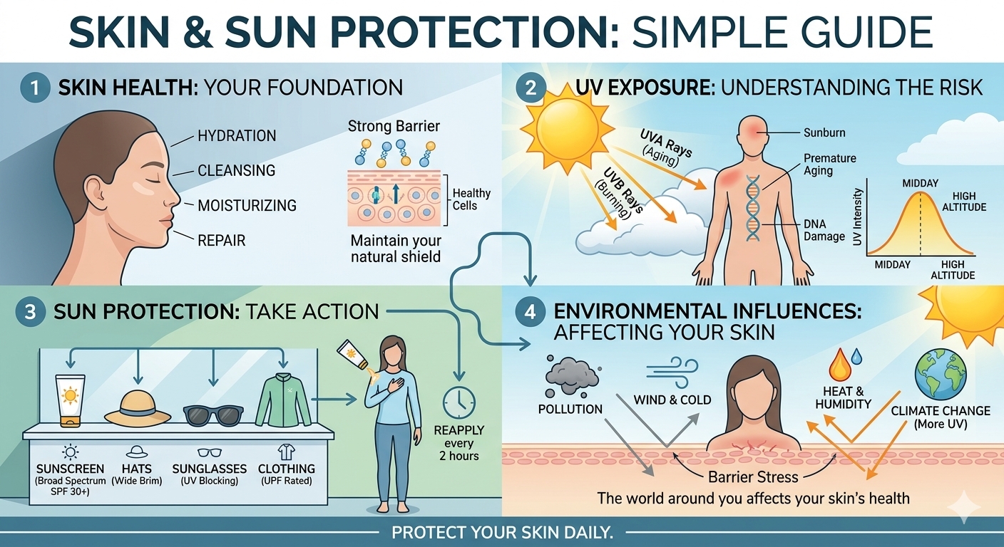 Skin and sun protection